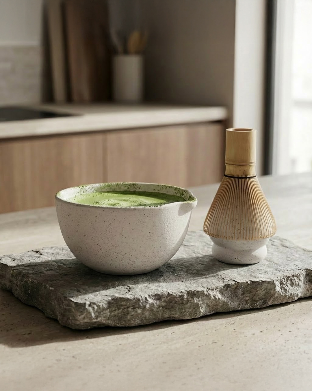 Chamotte-Matcha-Kase
